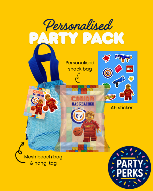 Personalised Themed Party Bag Bundle - Party Perks