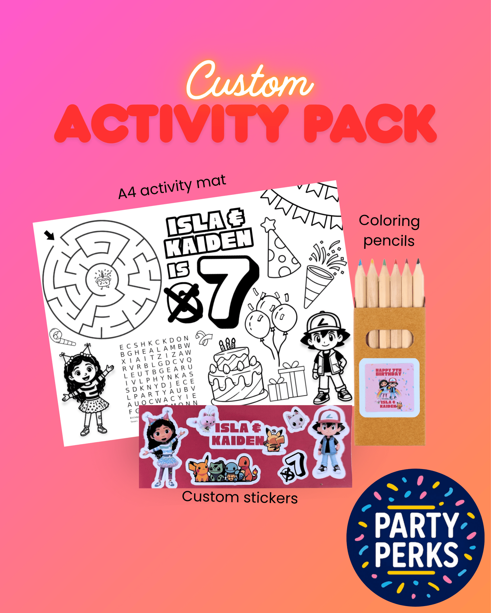 Activity Pack - Party Perks