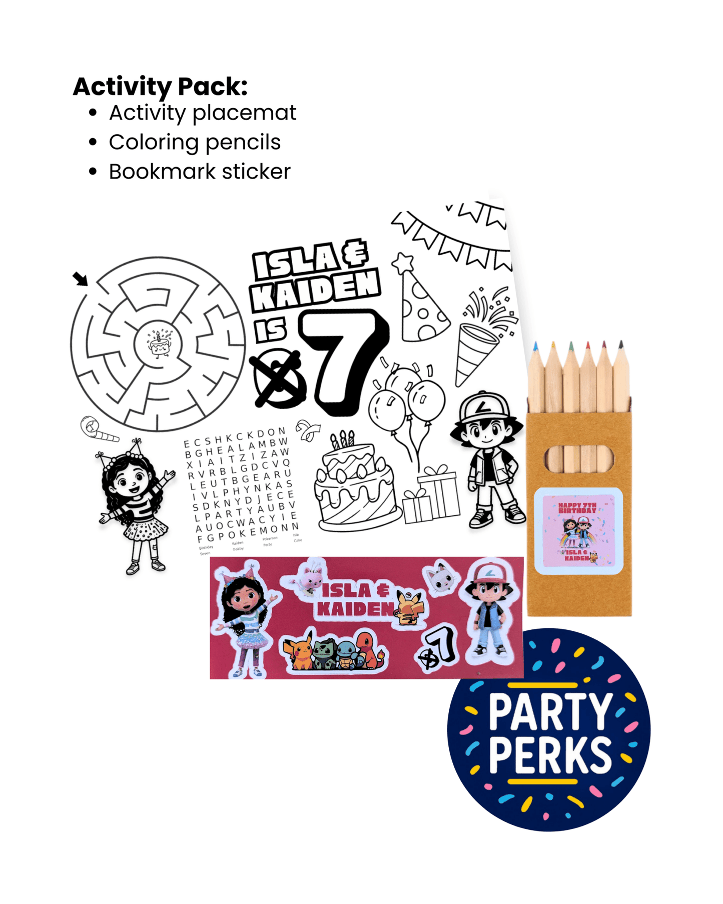 Activity Pack - Party Perks