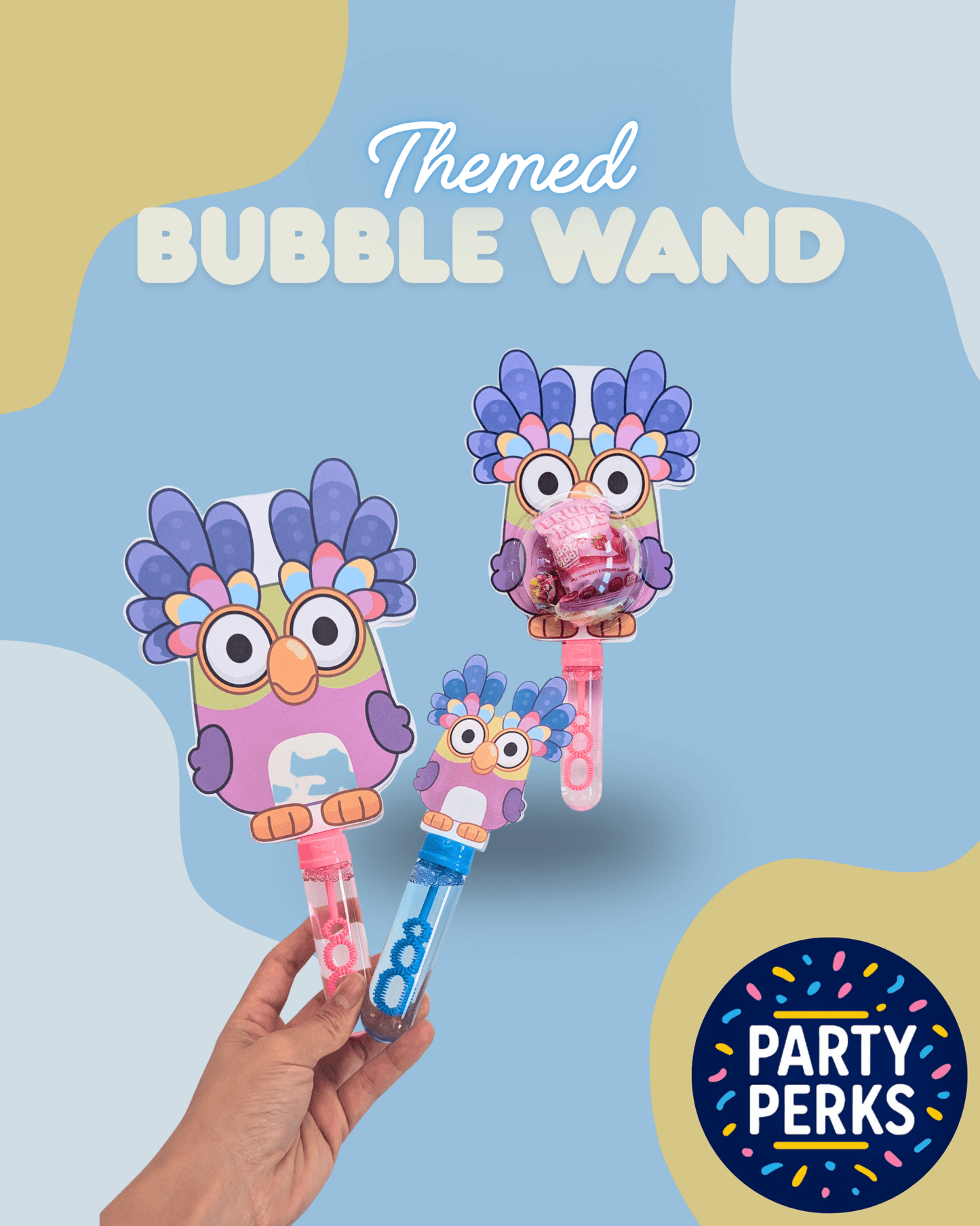 Character Bubble Wand - Party Perks