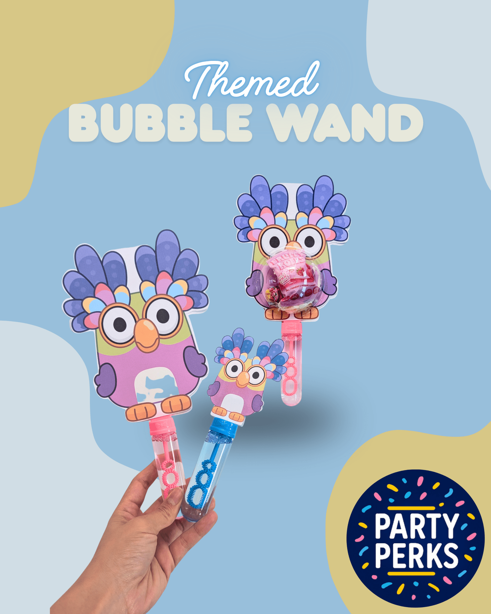 Character Bubble Wand - Party Perks
