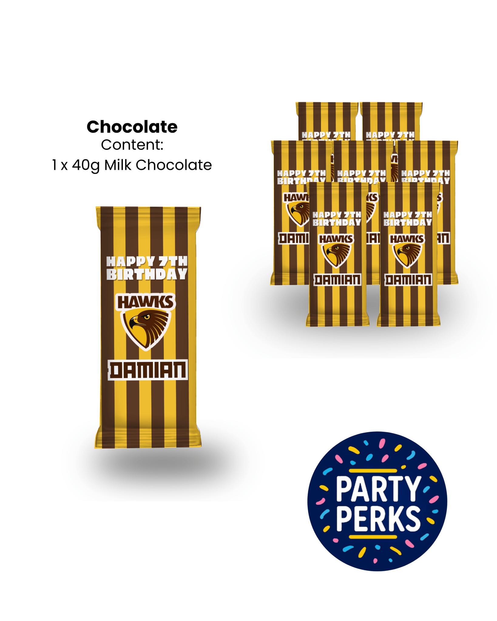 Custom Chocolate - Party Perks